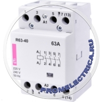 Модульный контактор, 230V, 4NO, R 63-40 аналог для Legrand 04078