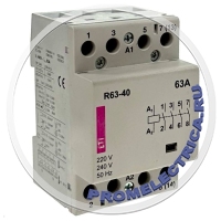 Модульный контактор, 230V, 4NO, R 63-40 аналог для Legrand 04078