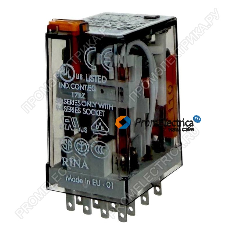 553481100050 Миниатюрные универсальные реле Finder, 7А, 110VAC