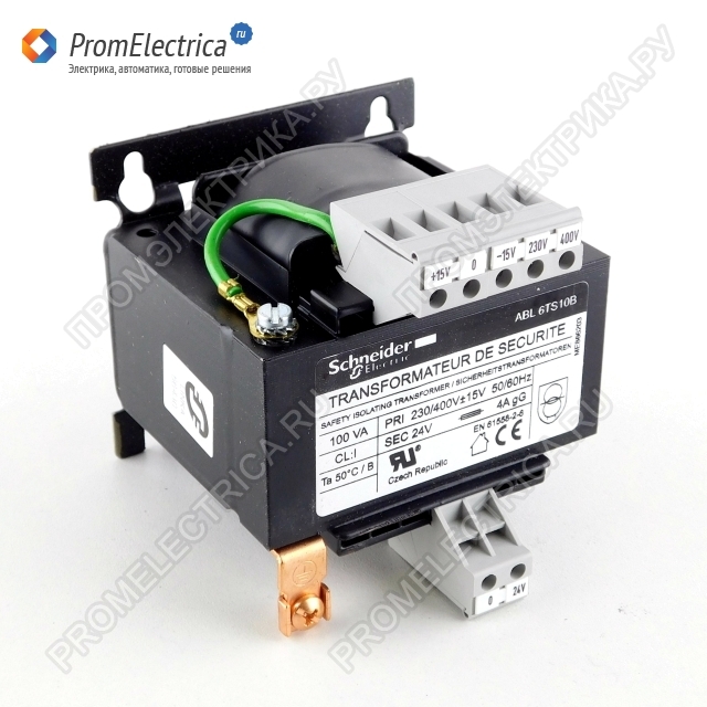 ABL6TS40U | Трансформатор понижающий 380/220В или 220/220В 400ВА, Schneider Electric