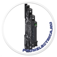 RSL1PVBU комплект реле и розетки со светодиодом и цепью защиты, Schneider Electric