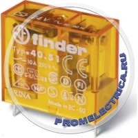 FINDER 405180240000 - Реле: электромагнитное SPDT 10A/250ВAC 10A/30ВDC макс400ВAC