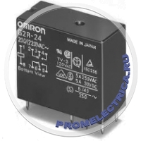 OMRON G2R-24 240VAC - Реле: электромагнитное DPDT 4A/250ВAC 4A/30ВDC макс380ВAC