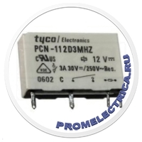 PCN-112D3MHZ TE CONNECTIVITY 3-1461491-3 - Реле: электромагнитное SPST-NO Uобмотки:12ВDC 3A/240ВAC 5А