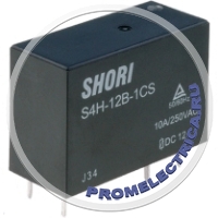 SHORI ELECTRIC S4H-48B-1C - Реле: электромагнитное SPDT Uобмотки:48ВDC 10A/250ВAC 720мВт