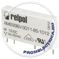 RELPOL RM699BV-3011-85-1024 - Реле: электромагнитное SPDT Uобмотки:24ВDC 6A/250ВAC 6A/24ВDC