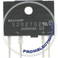 SHARP S202T01F - Реле: полупроводниковое Iупрмакс:8мА 2А макс600ВAC SIP4