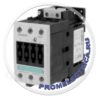 SIEMENS 3RT1036-1BB40 - Контактор:3-полюсный 24ВDC 50А NO x3 DIN, на панель Размер: S2