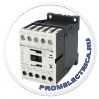 EATON ELECTRIC DILM12-01(24VDC) - Контактор:3-полюсный Вспомогательные контакты: NC 24ВDC 12А