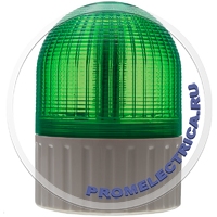 SL100B-024-G Зелёный светодиодный маяк, проблесковый маячок 24 Вольт (24VDC) 6 режимов работы, герметичный IP55/65