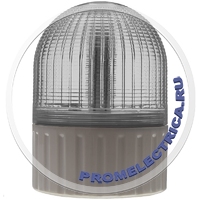 SL100B-012-W Белый светодиодный маяк, проблесковый маячок 12 Вольт (12VDC) 6 режимов работы, герметичный IP55/65