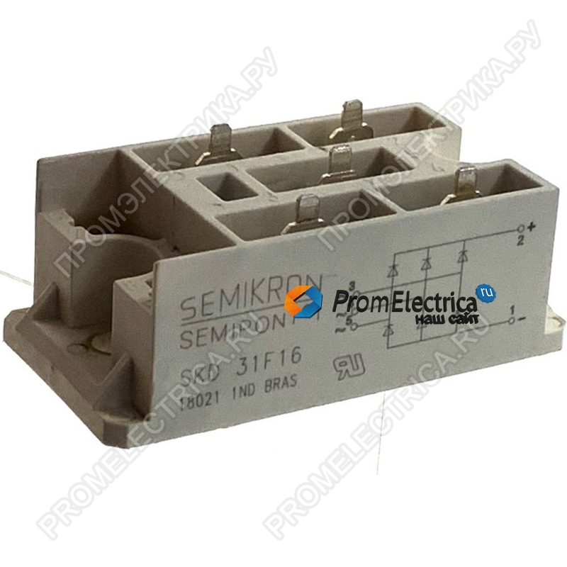 SKD31/12 Мостовые выпрямители SEMIPONT® 1 31A  1200V, Semicron