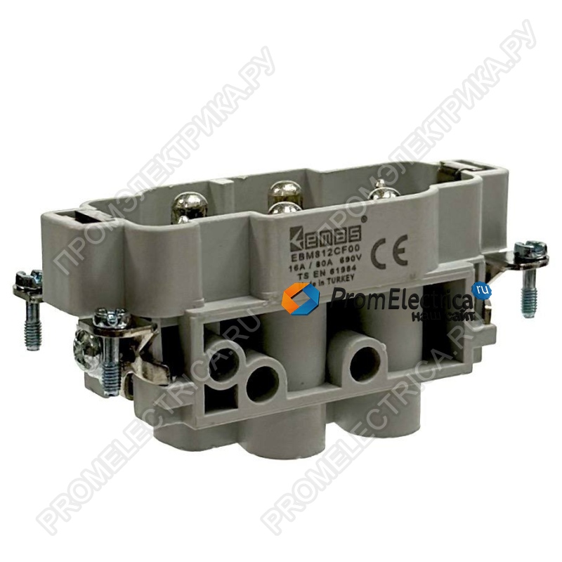 EBM812CF00 Штепсель 8 полюсов, 80A 4 полюса, 16A