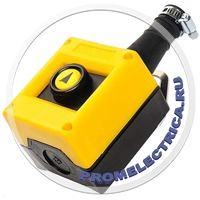 PVK1E Крановый пульт управления 1 кнопка, желто-чёрная