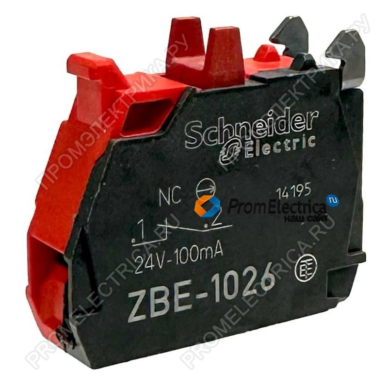 ZBE1026 СПЕЦБЛОК-КОНТ ДЛЯ КОММСЛАБТОКОВ Schneider Electric
