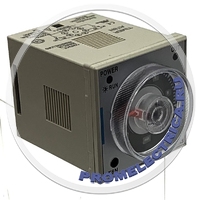 AT8N (100-240VAC, 24-240VDC) Таймер аналоговый, 48х48x80мм, 8 pin, расширенные функции, 100-240VAC, 24-240VDC