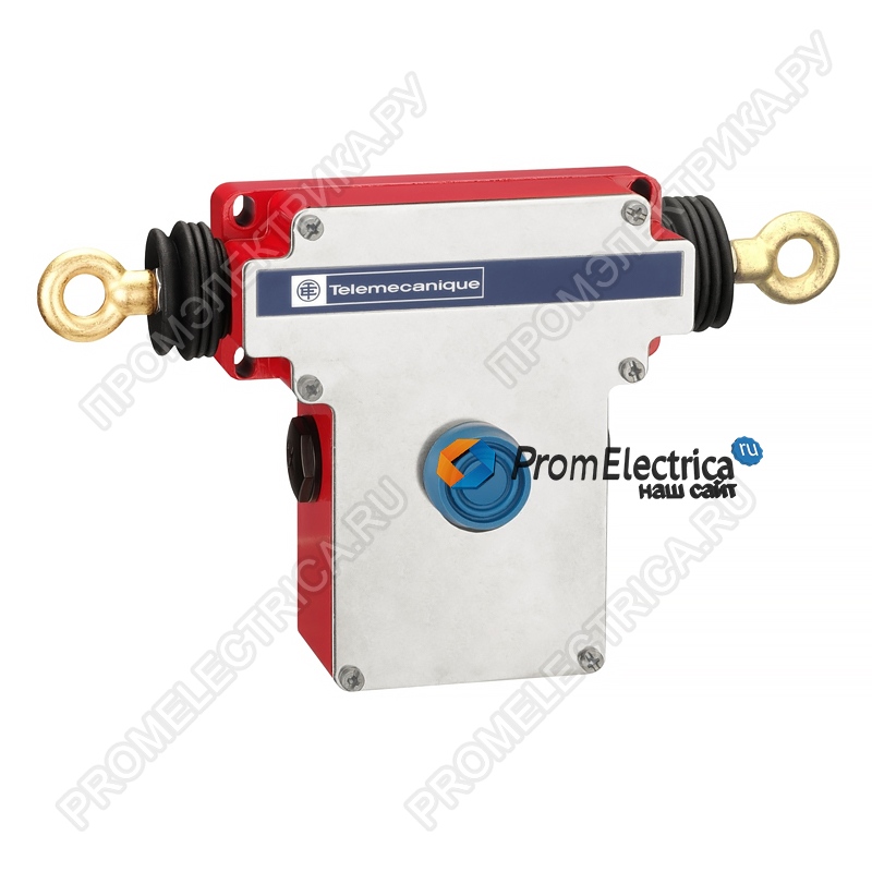 XY2CEDB290 Аварийный тросовый выключатель, двойной 2x(1NC+1NO), Pg135 Schneider Electric