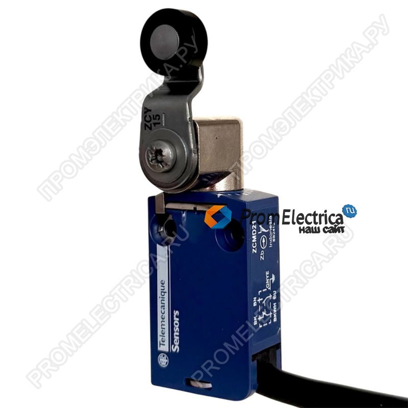 XCMD2115L2 Концевик, Термопластиковый роликовый рычаг, NC+NO