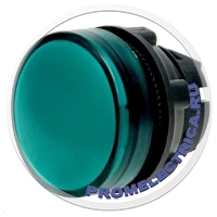 ZB5AV033 Головка сигнальной лампы зеленая круглая 22мм
