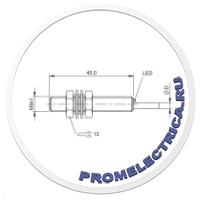 BES 516-324-E0-C02 Индуктивный датчик, PNP, NO, 150 мм BALLUFF