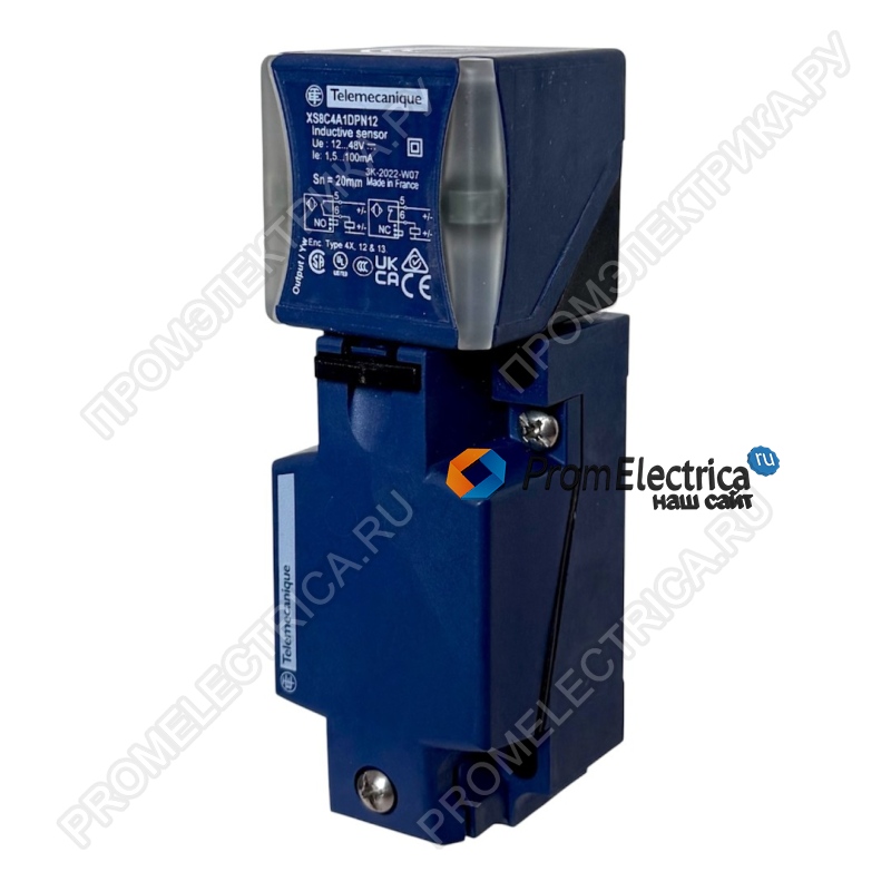 XS8C4A1DPN12 ИНД ДАТЧ, ПРЯМОУГ,12-48В,XS8C4A1DPN12 Schneider Electric