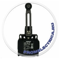 D4N-812G Термопластиковый концевой выключатель, регулируемый пластиковый ролик, IP67, 1NC / 1NO Omron
