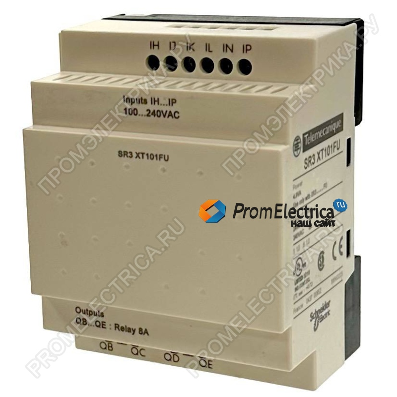 SR3XT101FU МОДУЛЬ РАСШИР ДИСКР 6ВХ/4ВЫХ ~240В Schneider Electric