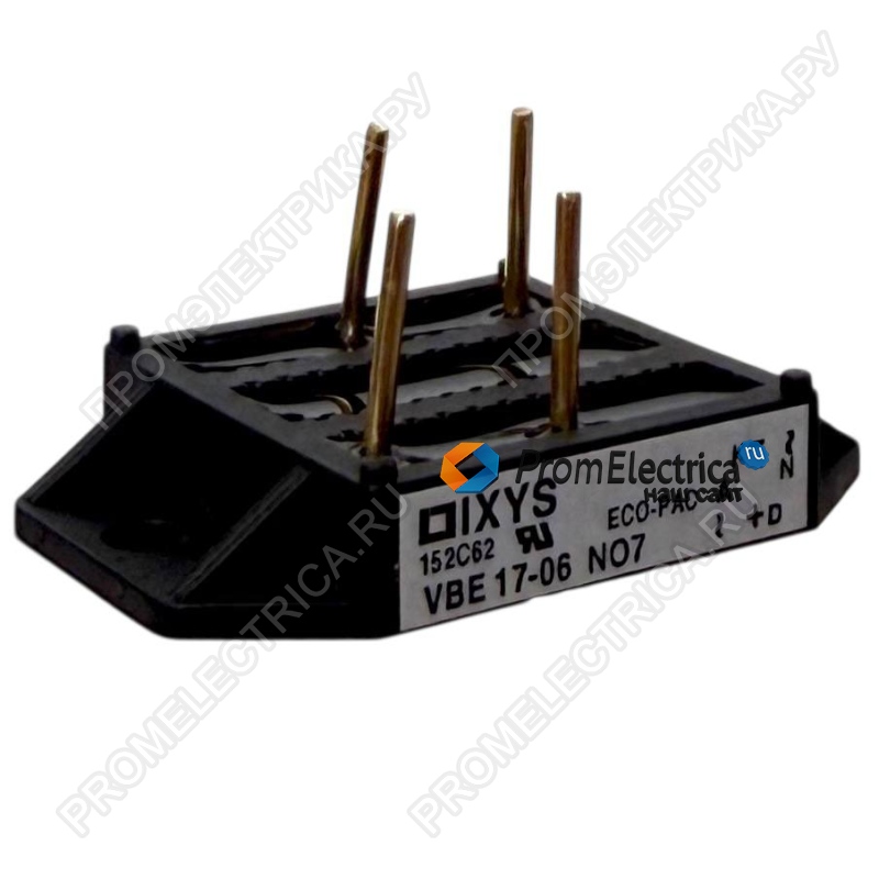 VBE17-06NO7 Однофазный диодный мост, 600В, 27А