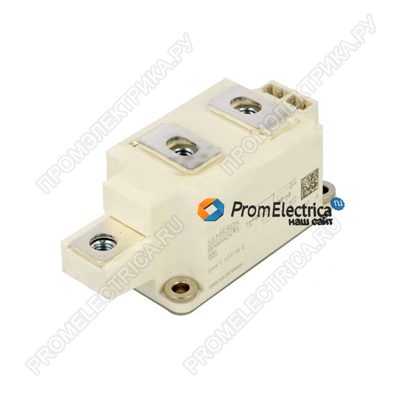 SKKT273/16E Тиристорные/диодные модули SEMIPACK® 3 Тиристорный модуль 274A 1600V, Semicron
