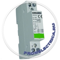 VS120 Монтажный контактор на DIN-рейку, 1 полюс, 24-230 Вольт, 20 Ампер, контакты NO и NC Elko