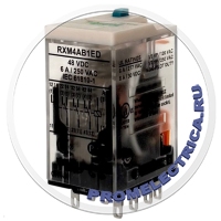 RXM4AB1ED Миниатюрное реле без светодиода, 4 перекидных контакта, 6 A, 48 V DC, Schneider Electric