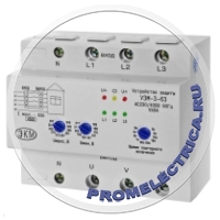 УЗМ-3-63 AC230В/AC400В УХЛ2 Устройство защиты многофункциональное