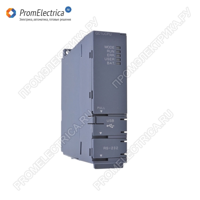 Q01UCPU Процессорный модуль iQ ПЛК System Q, память 15 т шагов программы, 1024/8192 точек ввода-вывода, 60 нс/лог инстр, USB Mitsubishi electric