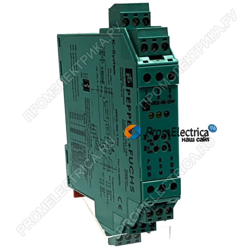 KFD2-GS-1.2W Модуль преобразования аналоговых сигналов KFD2-GS-1.2W, 1-канальный, для сигналов тока 0 20 мА или сигналов напряжения 0 10 В