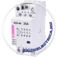 002462310 Модульный контактор, 230V, 4NO - R 25-40 ETI аналог для Legrand 04131