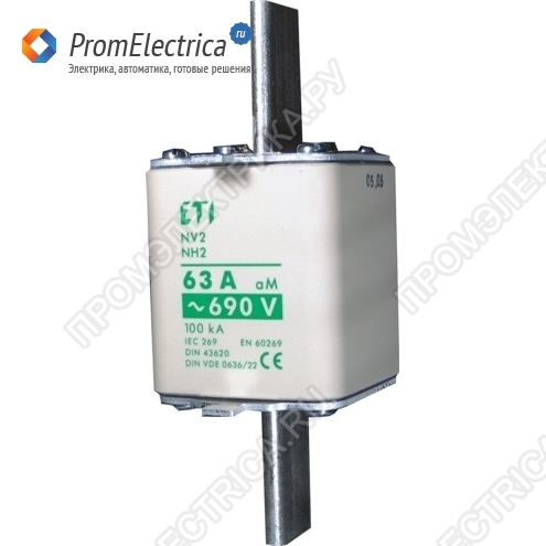 004181412 NH000 aM 63A/690V характ aM