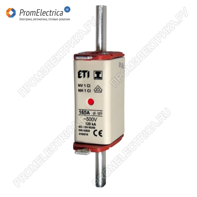 004194107 NH1C/I gG 25A/400V характ gG