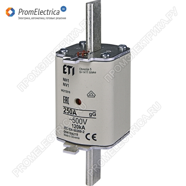 004184219 NH1 gG 250A/500V характ gG