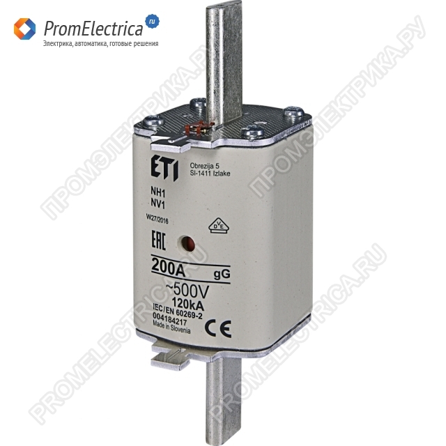 004184217 NH1 gG 200A/500V характ gG
