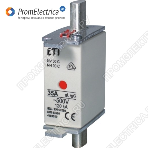 004191206 NH000/I gG 20A/500V характ gG