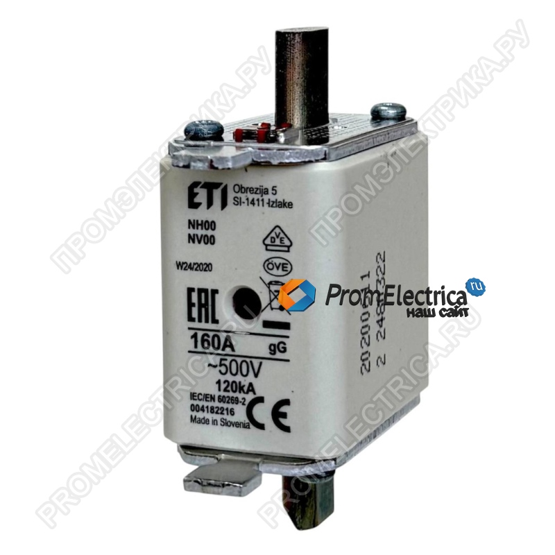 004182216 NH00 gG 160A/500V характ gG