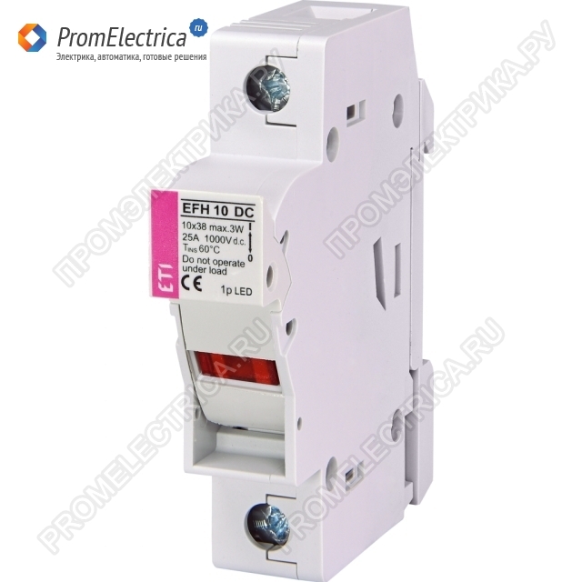 002540511 EFH 10 DC 1p LED AD Разъединитель цилиндрических предохранителей