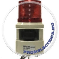 SFL100B-220-R Светодиодный маячок, 120x230мм, 100дБ, кабель 0,5м, IP54, -20…+50С