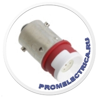A22-12AR Светодиодная лампа 12 V AC/DC для кнопочных переключателей серии A22, красного цвета Omron