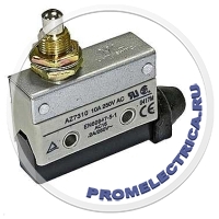 AZ-7310 Концевой выключатель, SPDT, 10А, 250V, IP64, закрепленный на панели кнопочный толкатель