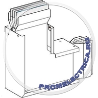 KTA4000LC3B СЕКЦИЯ УГЛОВАЯ НА РЕБРО, 3L+PE, Al, 4000А Schneider Electric