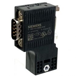 6ES7972-0BB52-0XA0 SIMATIC DP, шинный соединитель для подключения к сетям PROFIBUS ДО 12 мбит/с, отвод кабеля под углом 90 градусовВ, 15,8 X 59 X 35,6 мм