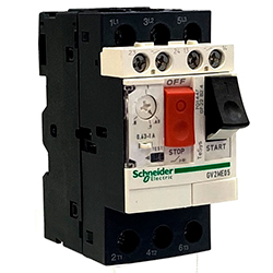 GV2ME01AE11TQ Автоматический выключатель с допконтактами НО+НЗ, 01-016, 006 кВатт, Schneider Electric