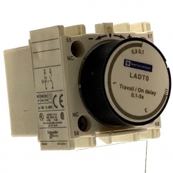 LADT0  Блок дополнительных контактов 1NO+1NC с выдержкой времени 0.1…3 сек, Schneider Electric