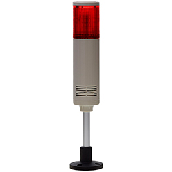 TL56B-024-R LED колонны 56 мм один цвет красн. зуммер 80 дБ, 24VDC Светодиодные сигнальные колонны